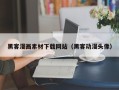 凉山黑客漫画素材下载网站（黑客动漫头像）